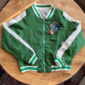 Lightweight Embroidered Varsity Jacket ||